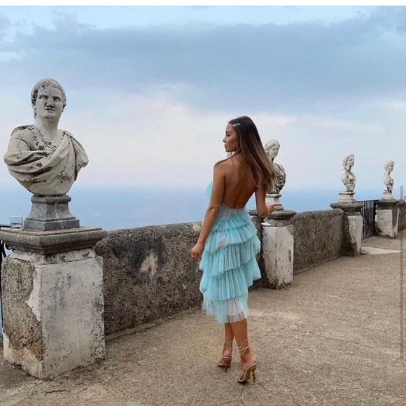 The Bar Kai Dress in Almalfi Blue - Picture 4 of 6